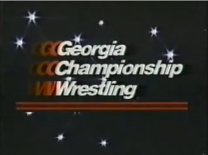 The classic Georgia Championship Wrestling logo