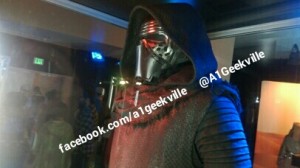 The mysterious Kylo Ren. Hey that mask has a real Darth Revan look to it...