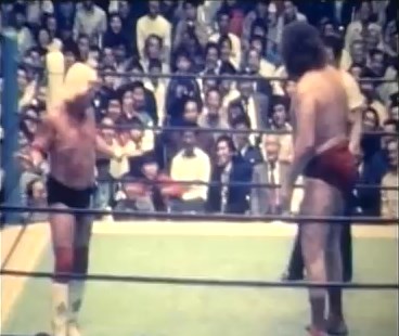 Dusty Rhodes and Andre The Giant square off in Japan